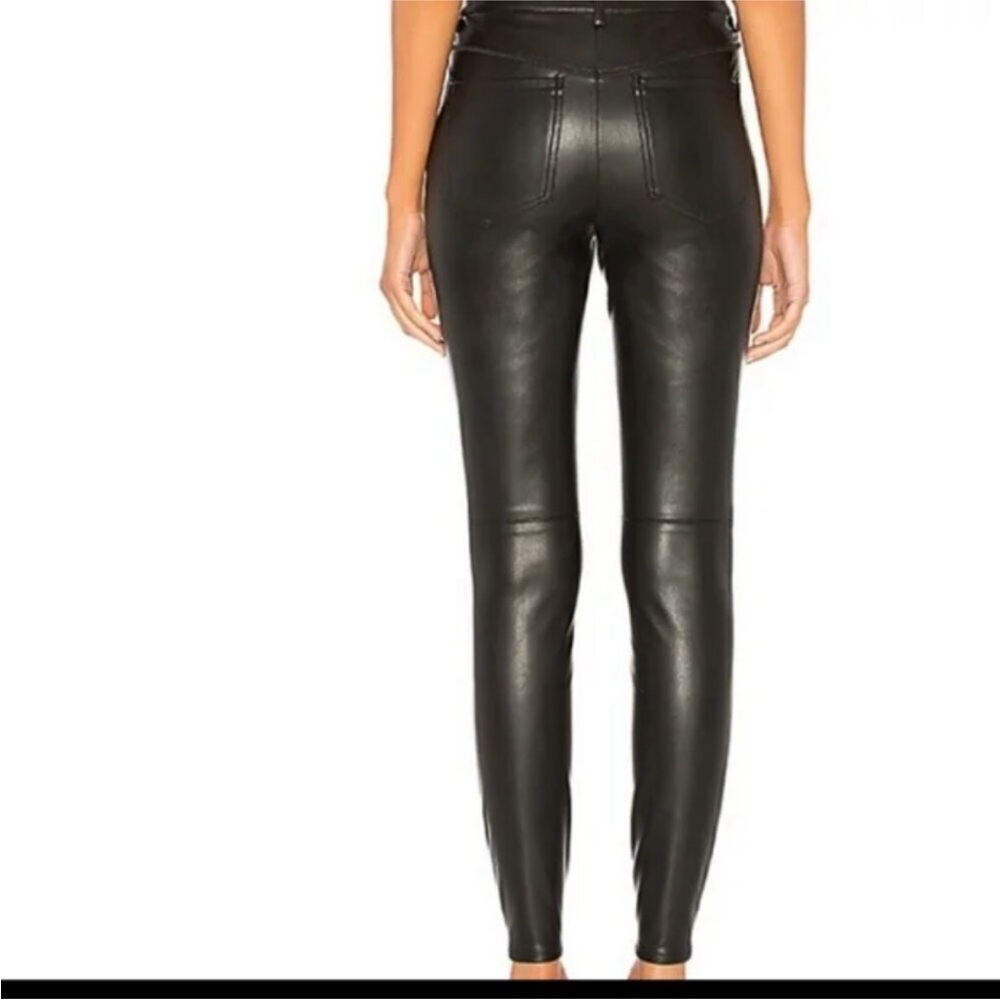 Free People Faux Leather Skinny Pants - Picture 2 of 16